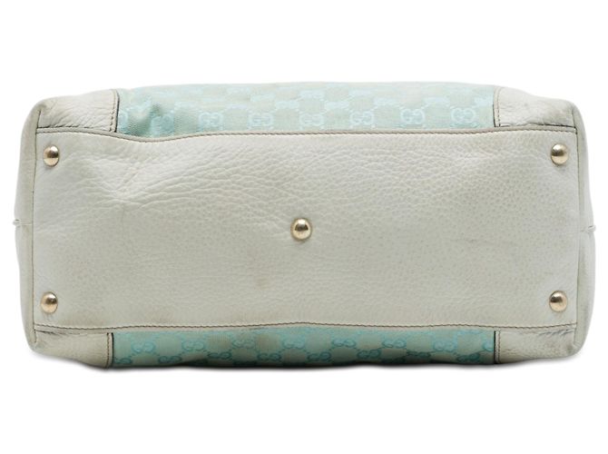 Gucci Tote aus blauem GG Canvas - Ansicht 3