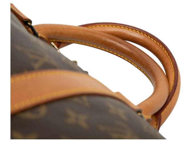 Louis Vuitton Brown Monogram Keepall Bandouliere 50 Marrone - vista 6