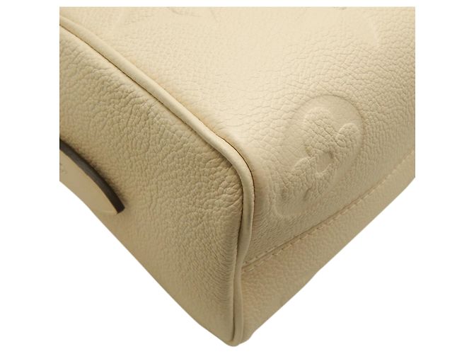 Louis Vuitton White Monogram Empreinte Speedy Bandouliere 20 Bianco Crudo - vista 9