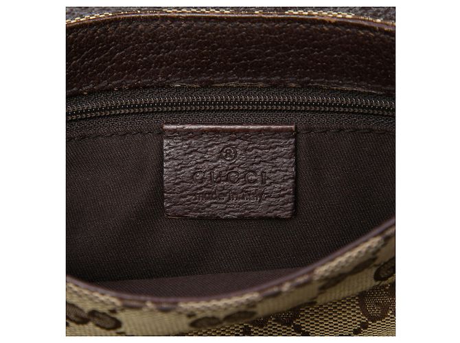 Gucci Gürteltasche aus beigem GG Canvas - Ansicht 5