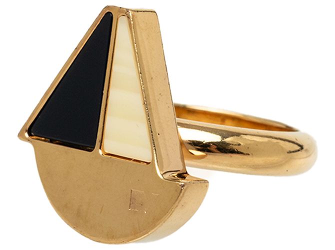 Anello Cocktail Love Boat Louis Vuitton in resina e placcato oro Gold D'oro - vista 2