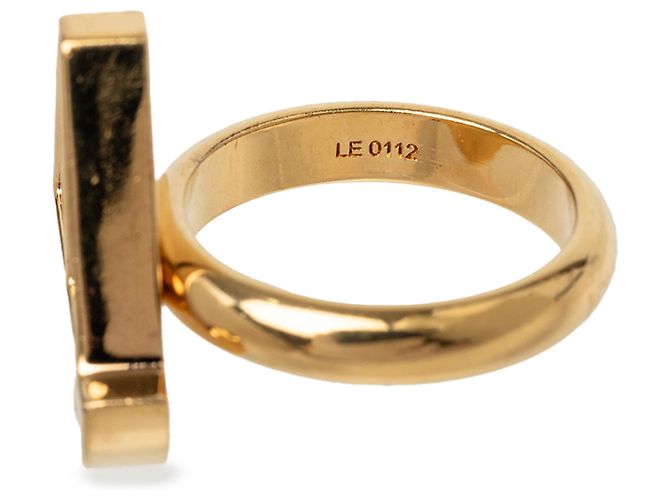 Anello Cocktail Love Boat Louis Vuitton in resina e placcato oro Gold D'oro - vista 5