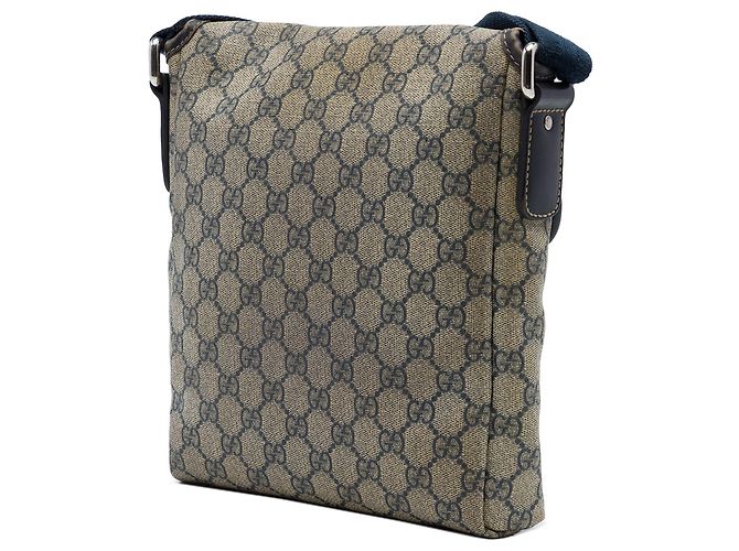 Gucci Beige GG Supreme Crossbody-Tasche - Ansicht 2