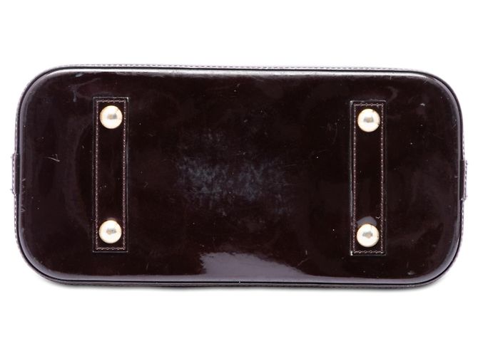 Louis Vuitton Purple Monogram Vernis Alma PM Porpora - vista 3