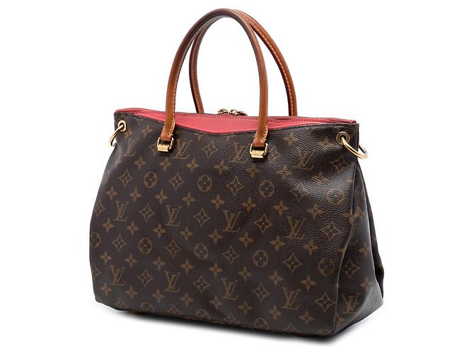 Louis Vuitton Brown Monogram Pallas MM Marrone - vista 2