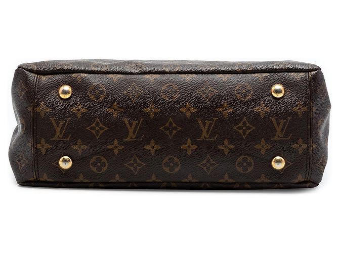 Louis Vuitton Brown Monogram Pallas MM Marrone - vista 3