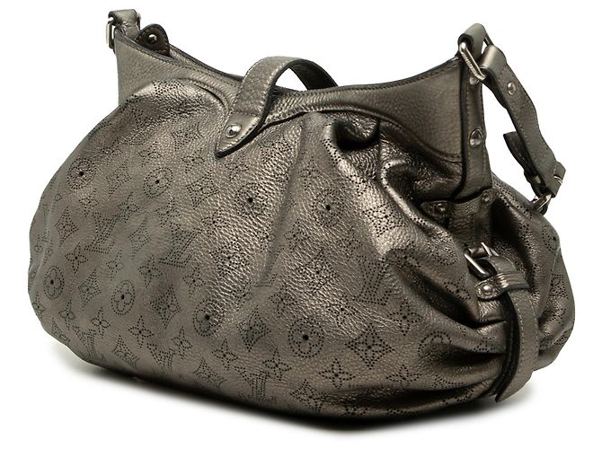 Louis Vuitton Brown Monogram Mahina XS Marrone Bronzo - vista 2
