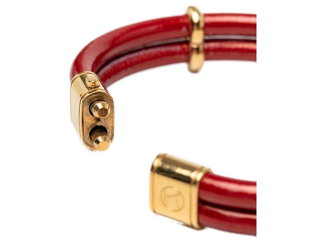 Bracciale Louis Vuitton Red Vernis Keep It Twice Rosso - vista 6