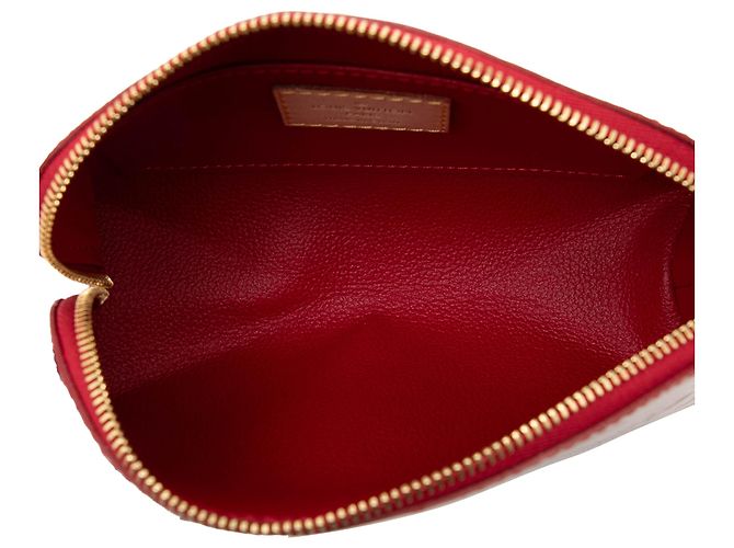 Louis Vuitton Red Monogram Vernis Kosmetiktasche Rot - Ansicht 4
