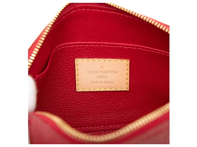 Louis Vuitton Red Monogram Vernis Kosmetiktasche Rot - Ansicht 5
