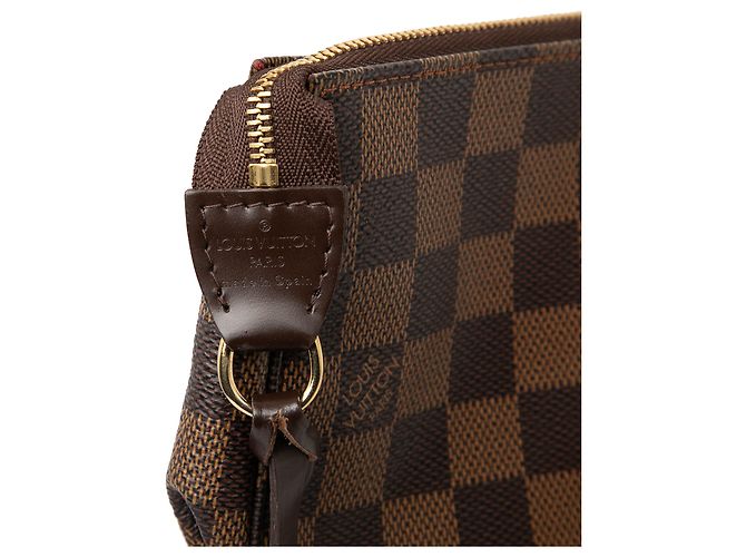 Louis Vuitton Brown Damier Ebene Pochette Accessoires Marrone - vista 5