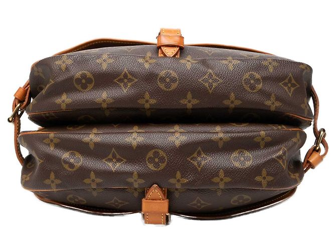 Louis Vuitton Brown Monogram Saumur 30 Marrone - vista 3
