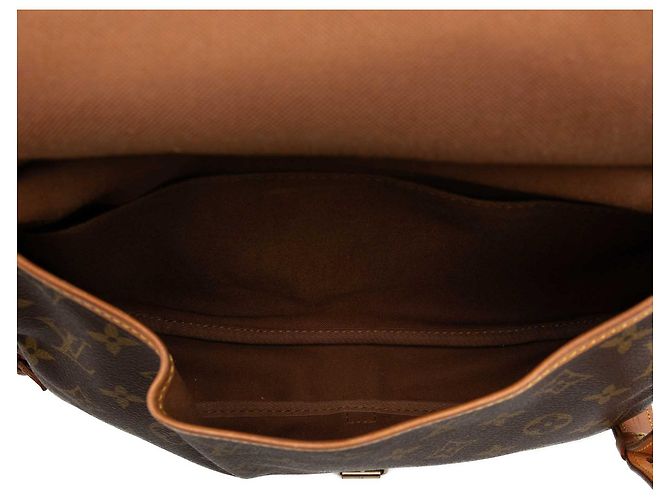 Louis Vuitton Brown Monogram Saumur 30 Marrone - vista 4