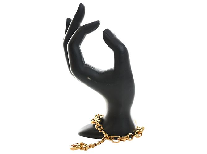 Bracciale Louis Vuitton Gold Gold Plated Monogram Crazy In Lock D'oro - vista 4