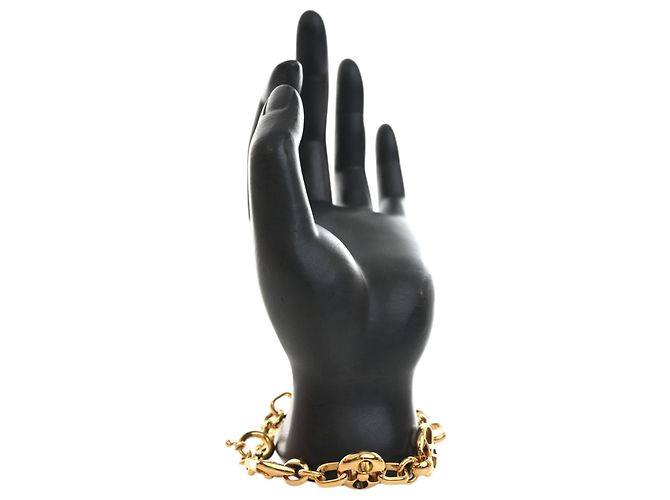Bracciale Louis Vuitton Gold Gold Plated Monogram Crazy In Lock D'oro - vista 6