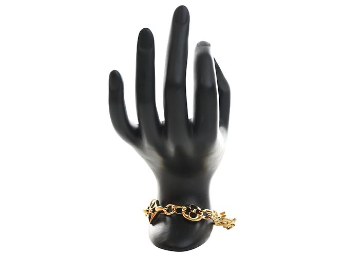 Bracciale Louis Vuitton Gold Gold Plated Monogram Crazy In Lock D'oro - vista 7