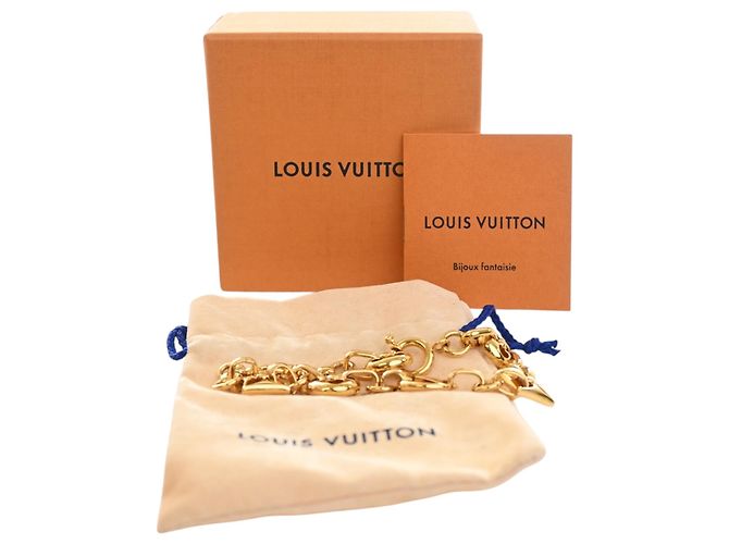 Bracciale Louis Vuitton Gold Gold Plated Monogram Crazy In Lock D'oro - vista 8