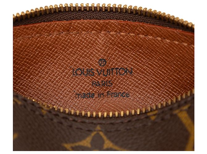 Louis Vuitton Brown Monogram Papillon Pochette Marrone - vista 5
