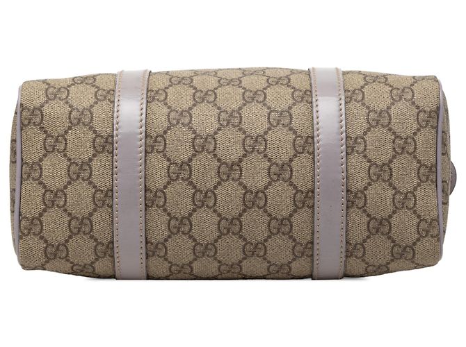 Borsa Boston Gucci Beige Small GG Supreme Joy - vista 3