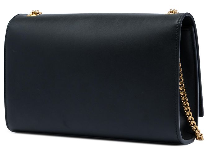 Saint Laurent Black Medium Smooth Calfskin Classic Monogram Kate Tassel Crossbody Nero - vista 2