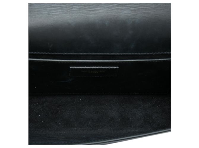 Saint Laurent Black Medium Smooth Calfskin Classic Monogram Kate Tassel Crossbody Nero - vista 4