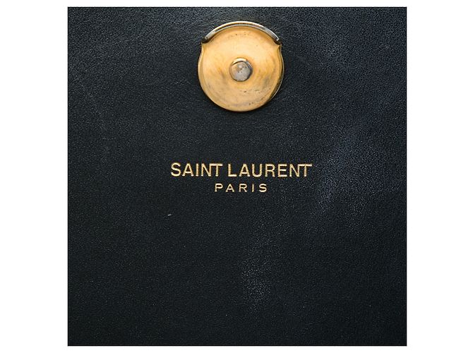 Saint Laurent Black Medium Smooth Calfskin Classic Monogram Kate Tassel Crossbody Nero - vista 5