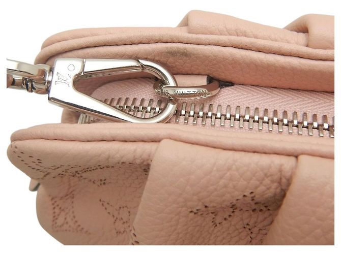 Louis Vuitton Pink Monogram Mahina Scala Mini Pouch Rosa - vista 10
