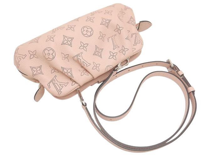 Louis Vuitton Pink Monogram Mahina Scala Mini Pouch Rosa - vista 13