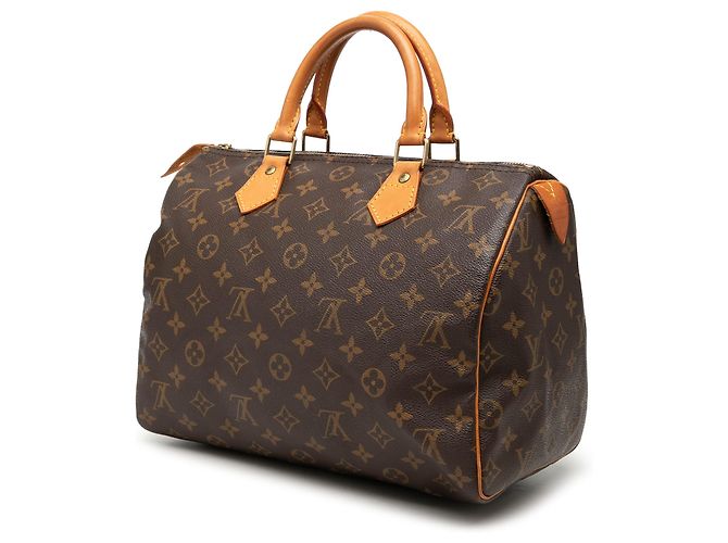 Louis Vuitton Brown Monogram Speedy 30 Marrone - vista 2