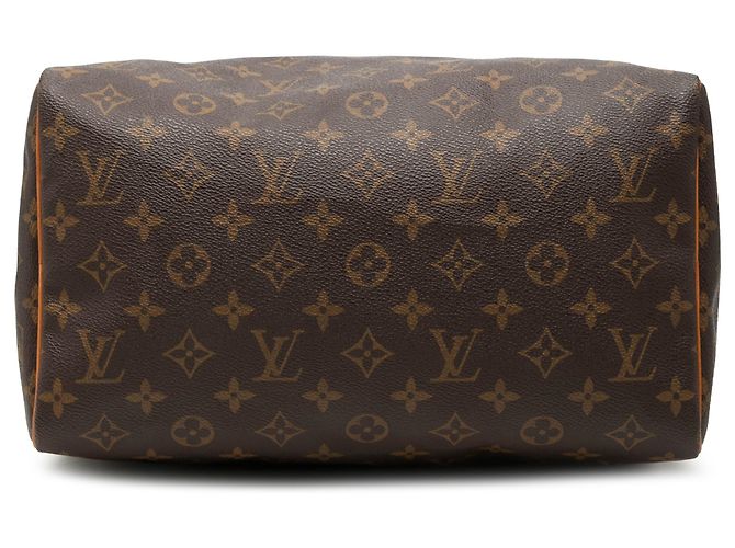 Louis Vuitton Brown Monogram Speedy 30 Marrone - vista 3