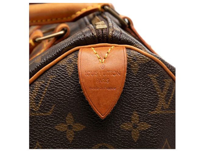 Louis Vuitton Brown Monogram Speedy 30 Marrone - vista 5