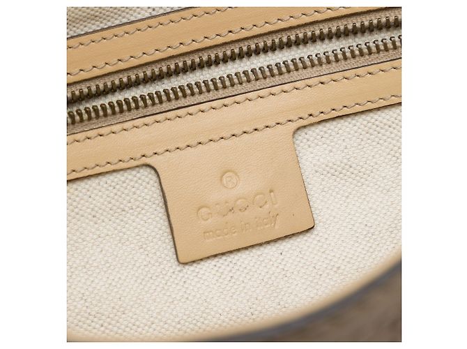 Sacola Gucci Beige Guccissima Scarlett Bege - vista 5