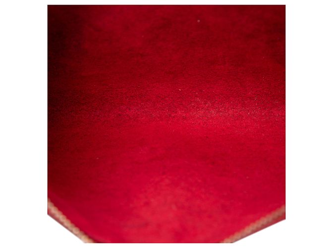 Louis Vuitton Red Epi Pochette Accessoires Rosso - vista 4