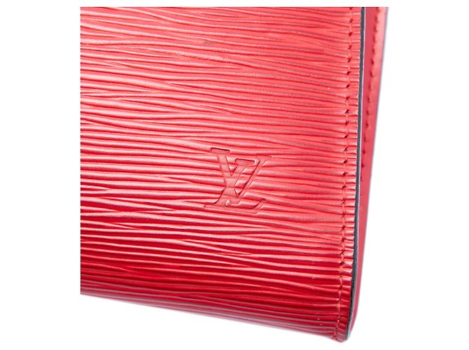 Louis Vuitton Red Epi Pochette Accessoires Rosso - vista 5