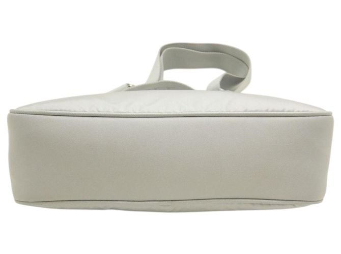 Borsa Satchel Prada Re Edition 2005 in Re-Nylon Grigio Marrone - vista 2