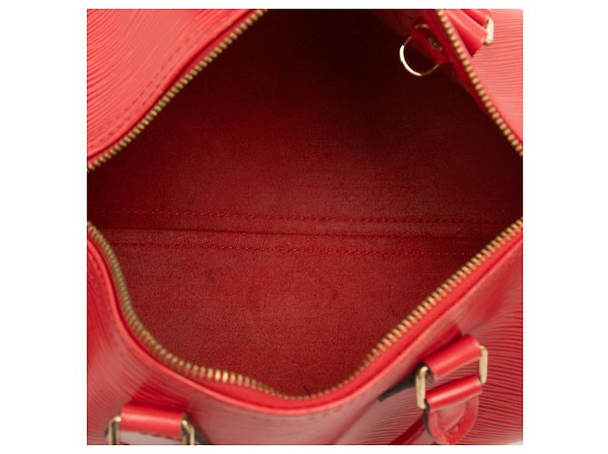 Louis Vuitton Red Epi Speedy 25 Rosso - vista 4