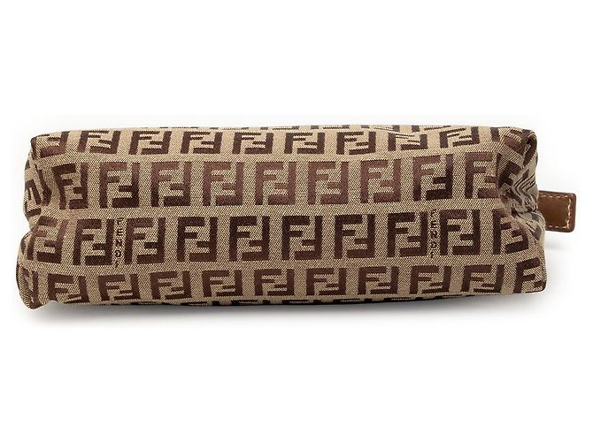 Fendi Zucchino Canvas Pouch Braun - Ansicht 3