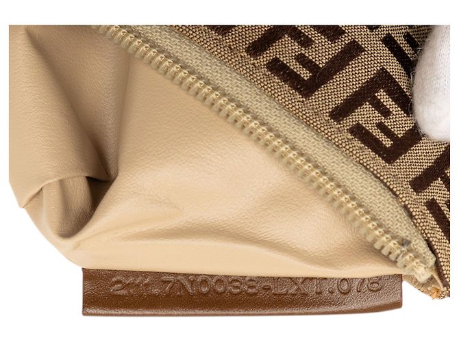 Fendi Zucchino Canvas Pouch Braun - Ansicht 6
