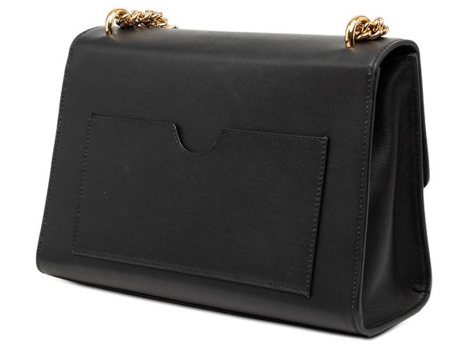 Padlock Borsa a tracolla Gucci Medium in pelle di vitello nera con lucchetto Nero - vista 2