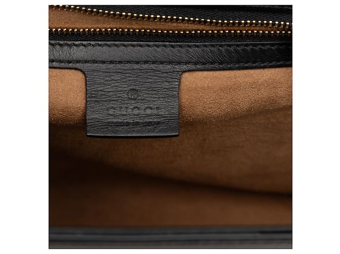 Padlock Borsa a tracolla Gucci Medium in pelle di vitello nera con lucchetto Nero - vista 5