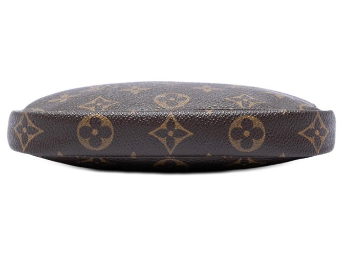 Louis Vuitton Brown Monogram Mini Pochette Accessoires Marrone - vista 3