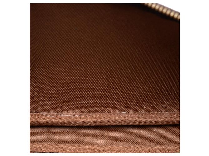 Louis Vuitton Brown Monogram Mini Pochette Accessoires Marrone - vista 4