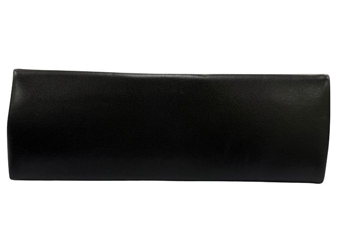 Necessaire VLogo in pelle di vitello nera Valentino Nero - vista 3