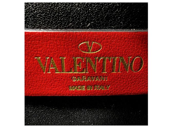 Necessaire VLogo in pelle di vitello nera Valentino Nero - vista 5