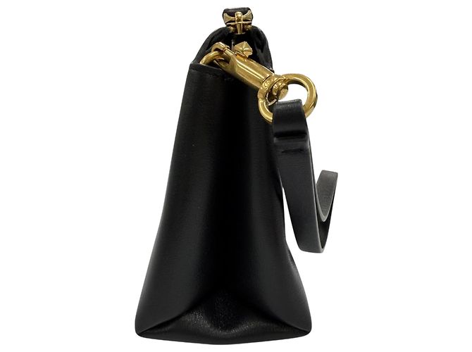 Necessaire VLogo in pelle di vitello nera Valentino Nero - vista 8
