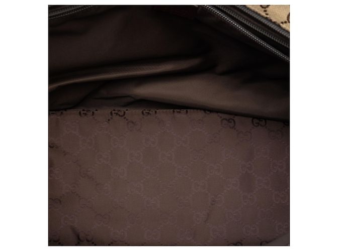 Gucci Beige GG Canvas Web Tote - Ansicht 4