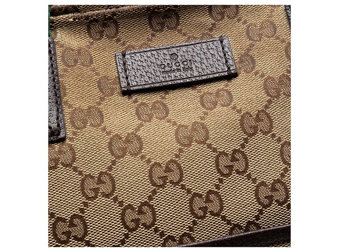 Gucci Beige GG Canvas Web Tote - Ansicht 5