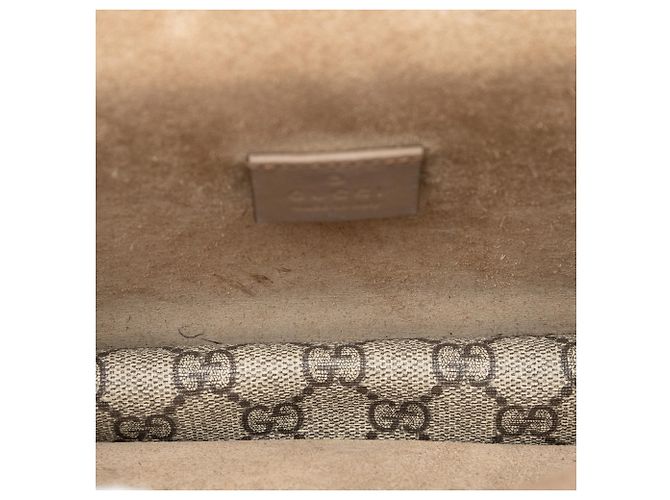 Gucci Beige Small GG Supreme Dionysus Crossbody - vista 4