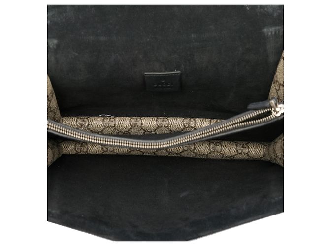 Borsa a tracolla Gucci Dionysus Medium GG Supreme Beige - vista 4