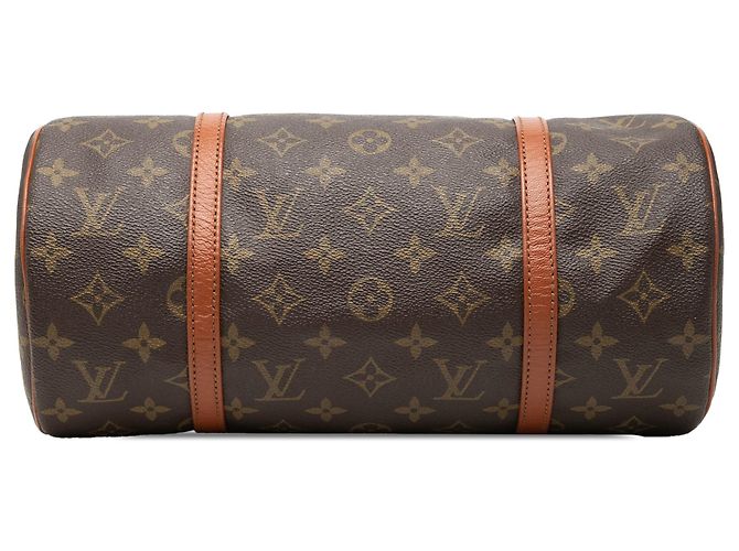 Louis Vuitton Brown Monogram Papillon 30 Marrone - vista 3